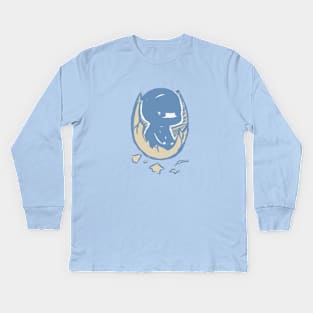 ninjas come from eggs Kids Long Sleeve T-Shirt